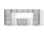 NewAge Garage Cabinets Bold Series 10PC Garage Cabinetry Set, 24-Gauge Steel, Fully Welded, 156" W x 18" D x 76.75" H-56793-Garage Giant 