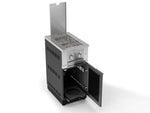 NewAge Outdoor Kitchens Aluminum Platinum Dual Side Burner-67188-Garage Giant 