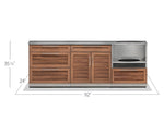NewAge Outdoor Kitchens Grove 4-Piece Set-66705-Garage Giant 