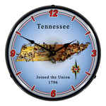 Collectable Sign and Clock State of Tennessee Backlit Wall Clock-20041124-Garage Giant 