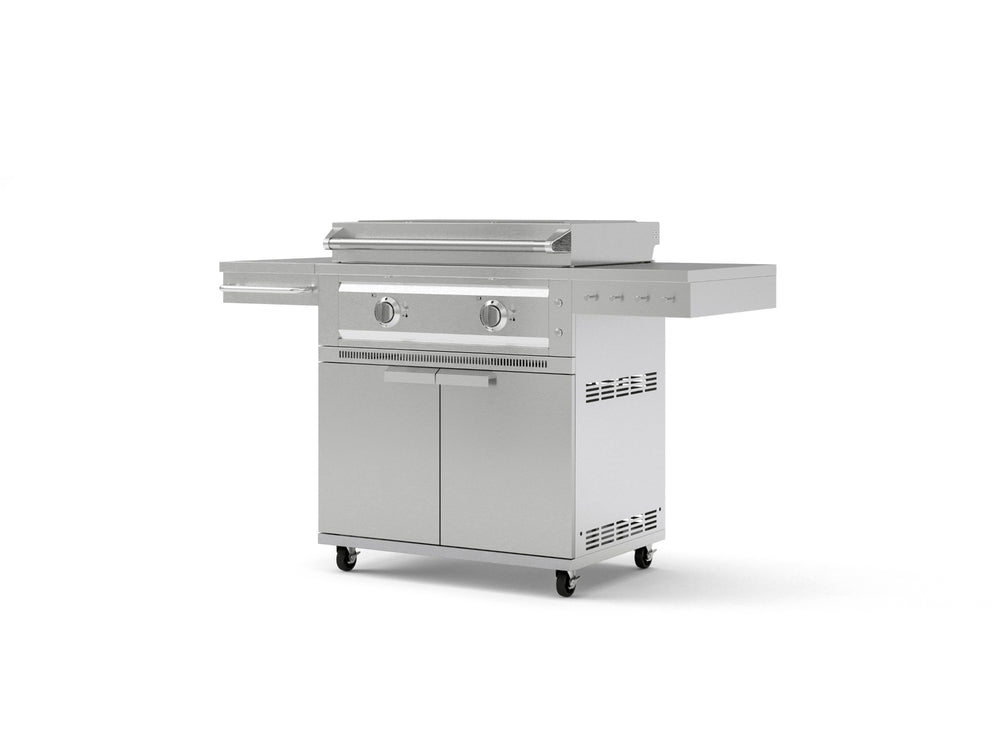 NewAge Outdoor Kitchens Platinum Griddle and Grill Cart-73870-Garage Giant