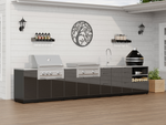 NewAge Outdoor Kitchens Classic Series 4-Piece Griddle Island · Aluminum · Tempered Glass Door · Platinum Griddle 