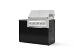 NewAge Outdoor Kitchens Outdoor Grill Island Aluminum 3-Piece Cabinet Set with Sink, Grill Cabinet, and Platinum Grill | 76310 