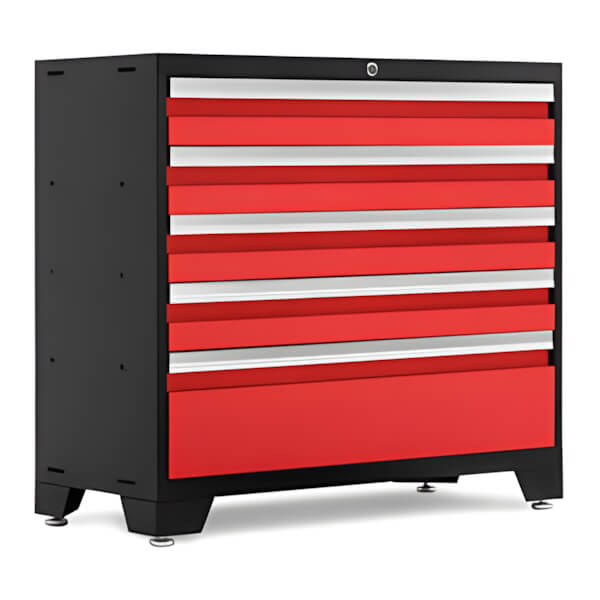 NewAge Garage Cabinets BOLD Series Red 36 in. Tool Cabinet-50217-Garage Giant