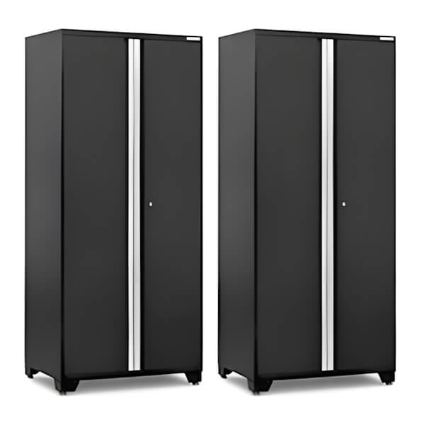NewAge Garage Cabinets 2 x PRO Series Black Multi-Use Lockers-52805-2-Garage Giant