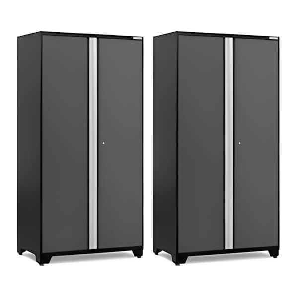 NewAge Garage Cabinets 2 x PRO Series Grey 42 in. Multi-Use Locker-52643-2-Garage Giant