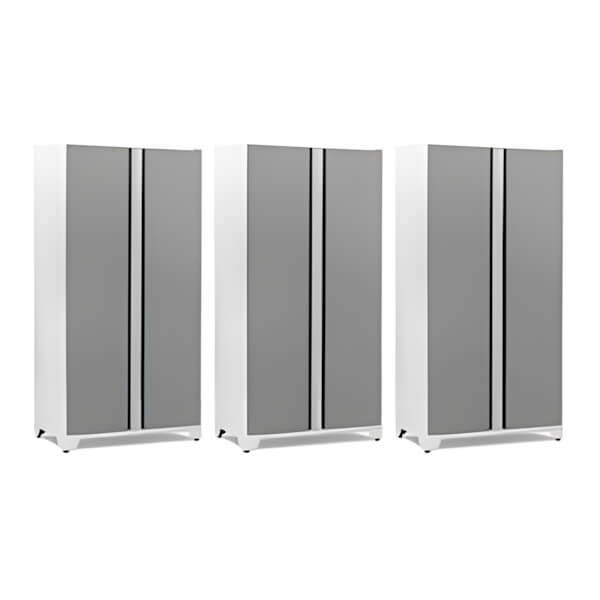 NewAge Garage Cabinets 3 x PRO Series Platinum 42 in. Multi-Use Locker-51343-3-Garage Giant