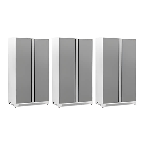 NewAge Garage Cabinets 3 x PRO Series Platinum 48 in. Multi-Use Locker-51344-3-Garage Giant
