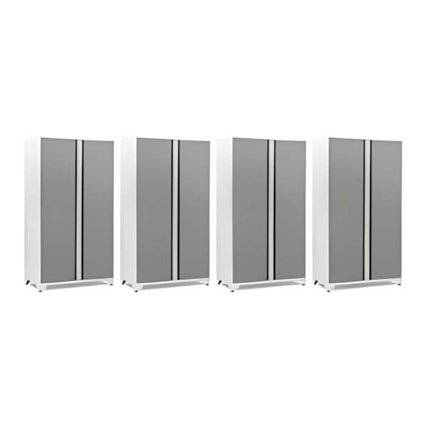 NewAge Garage Cabinets 4 x PRO Series Platinum 48 in. Multi-Use Locker-51344-4-Garage Giant