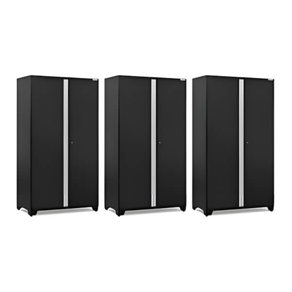 NewAge Garage Cabinets 3 x PRO Series Black 48 in. Multi-Use Locker-52844-3-Garage Giant