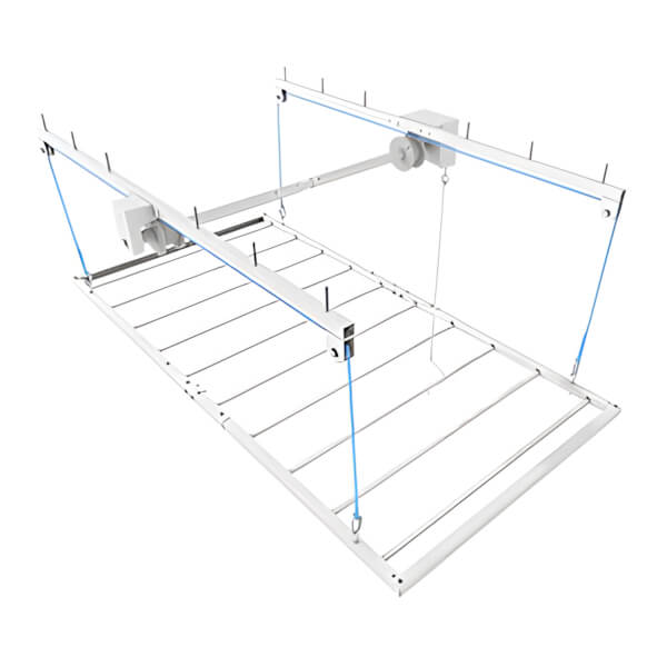 E-Z Garage Storage Retractable 4’ x 8’ Overhead Garage Storage Rack