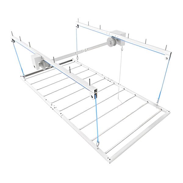 Ceiling Sam Retractable 4’ x 8’ Overhead Garage Storage Rack-CS-EZLIFT48-Garage Giant