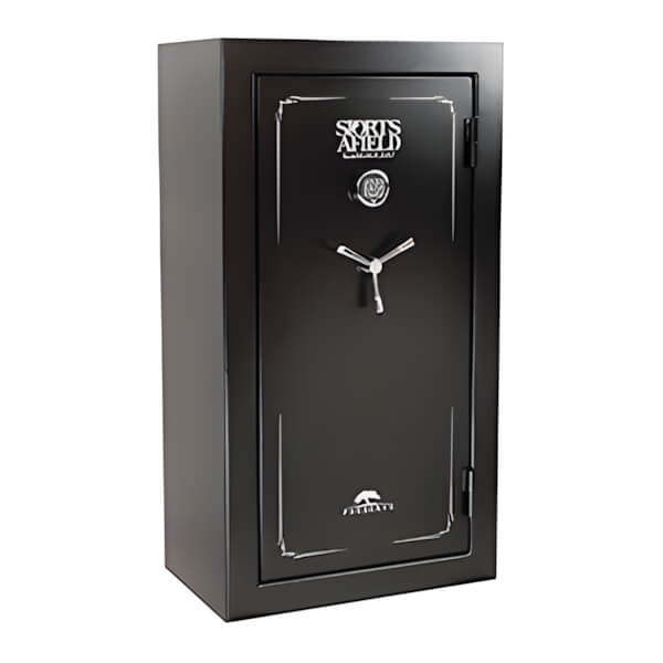 Sports Afield Preserve Fire Rated 32-Gun Safe with Electronic Lock (Black)-SA5932P-Garage Giant