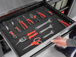 NewAge Garage Cabinets Pro Series 4-Piece Set with 78 in. Workstation, Lockers and Pegboard Accessories Kit-49581-Garage Giant 