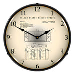 Collectable Sign and Clock 2016 Nintendo Switch Patent Blueprint Backlit Wall Clock-22091358-Garage Giant 