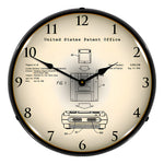 Collectable Sign and Clock 1995 Super Nintendo Patent Blueprint Backlit Wall Clock-22091369-Garage Giant 
