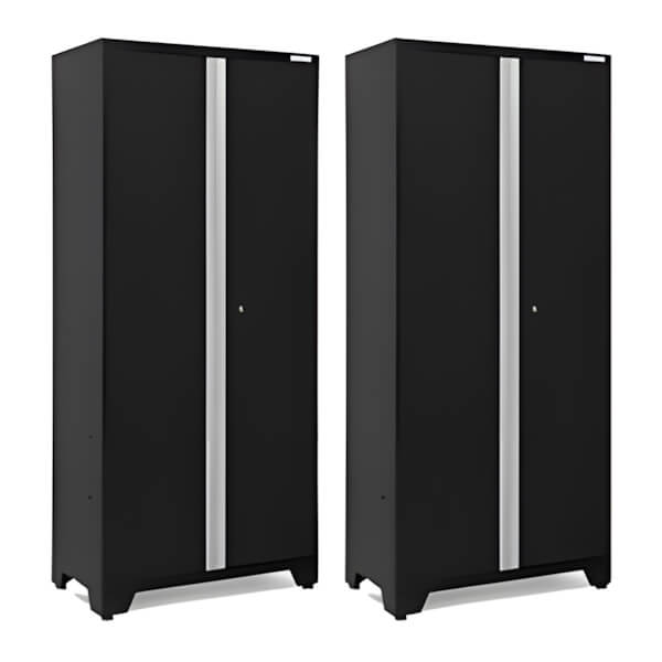 NewAge Garage Cabinets 2 x BOLD Series 36-Inch Black Locker-49020-2-Garage Giant