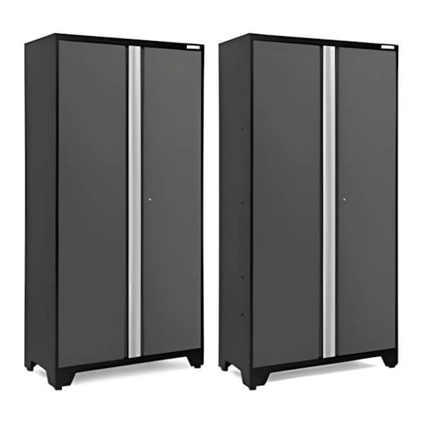 NewAge Garage Cabinets 2 x BOLD Series Grey 42-Inch RTA Locker-49222-2-Garage Giant