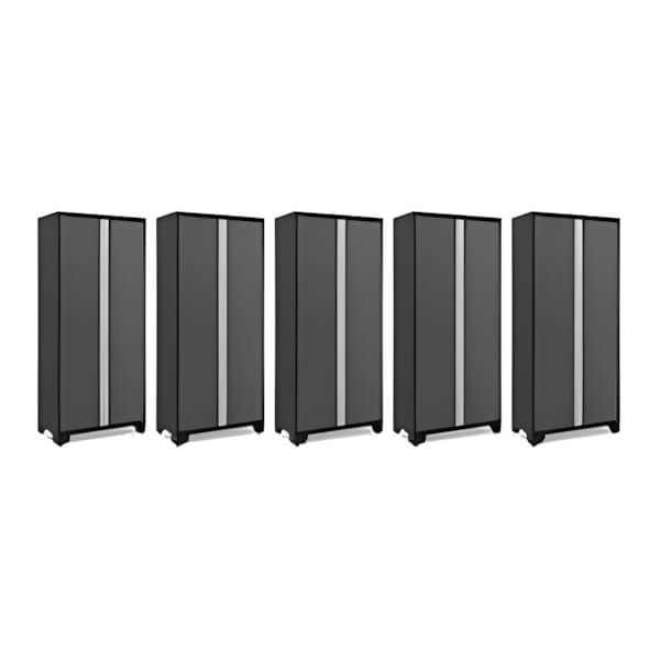 NewAge Garage Cabinets 5 x BOLD Series Grey 36-Inch RTA Locker-49221-5-Garage Giant