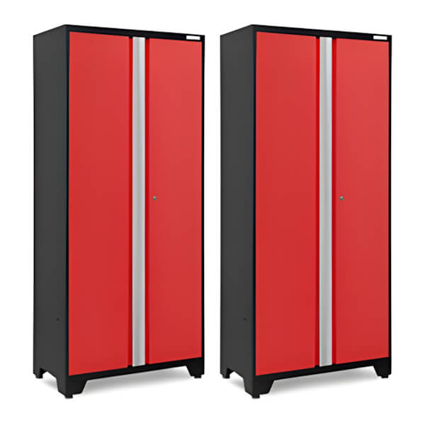 NewAge Garage Cabinets 2 x BOLD Series Red 36-Inch RTA Locker-49271-2-Garage Giant