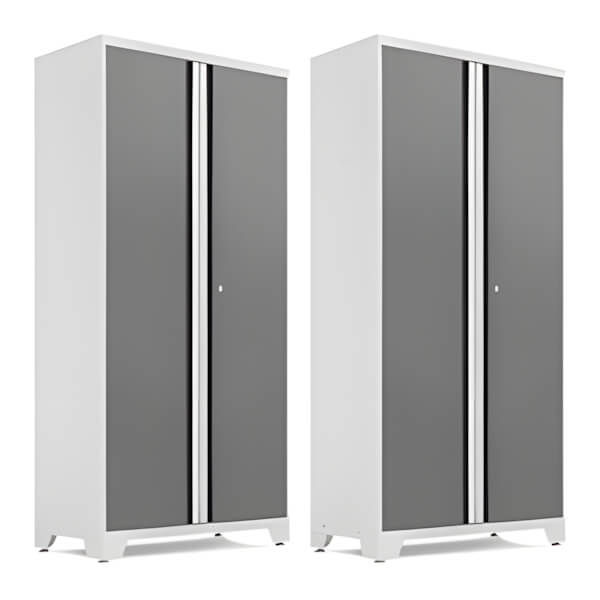 NewAge Garage Cabinets 2 x BOLD Series Platinum 36-Inch RTA Locker-49321-2-Garage Giant