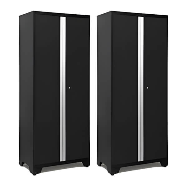 NewAge Garage Cabinets 2 x BOLD Series Black 30-Inch RTA Locker-49370-2-Garage Giant
