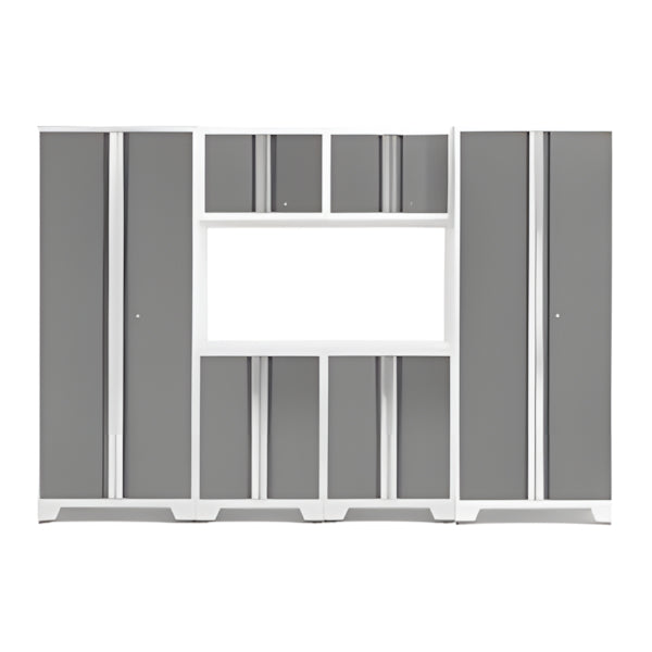 NewAge Garage Cabinets BOLD Series Platinum 6-Piece Set - Thumbnail 2