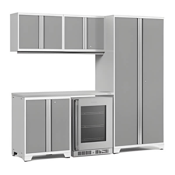 NewAge Garage Cabinets PRO Series 10-Piece Set with Stainless Steel Top - Thumbnail 4