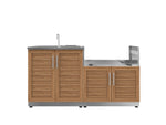 NewAge Outdoor Kitchens Stainless Steel 2-Piece Cabinet set with Sink and Grill Cabinet-67622-Garage Giant 