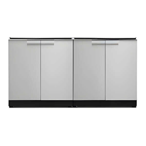 NewAge Outdoor Kitchens Stainless Steel 2-Piece Outdoor Kitchen Set (No Countertop)-70001-2-Garage Giant