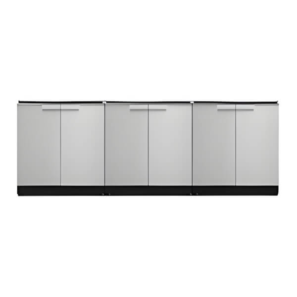 NewAge Outdoor Kitchens Stainless Steel 3-Piece Outdoor Kitchen Set (No Countertop)-70001-3-Garage Giant