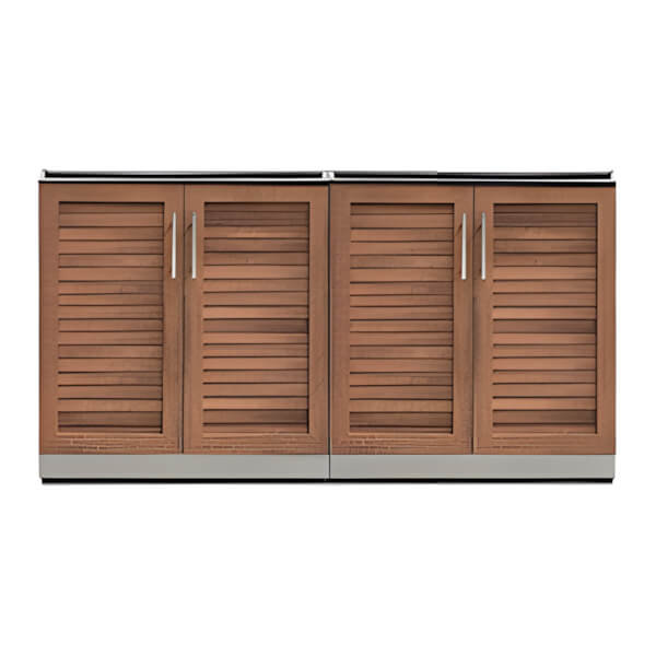 NewAge Outdoor Kitchens Grove 2-Piece Outdoor Kitchen Set (No Countertop)-70101-2-Garage Giant