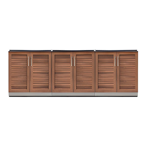 NewAge Outdoor Kitchens Grove 3-Piece Outdoor Kitchen Set (No Countertop)-70101-3-Garage Giant