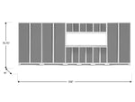 NewAge Garage Cabinets Bold Series 10-Piece Cabinet Set with 42 in. RTA Lockers-73085-Garage Giant 