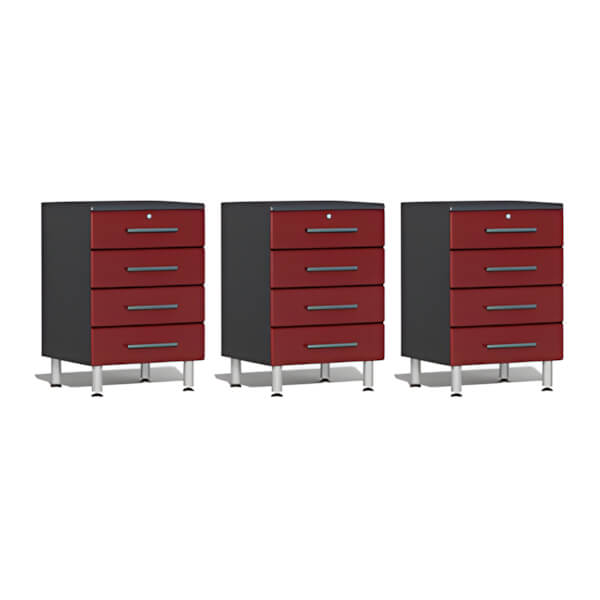 Ulti-MATE Garage 3-Piece 4-Drawer Garage Cabinet Kit - Thumbnail 2