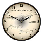 Collectable Sign and Clock 1956 CH-47 Chinook Helicopter Backlit Wall Clock-23041389-Garage Giant 