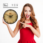 Collectable Sign and Clock Vitruvian Man Backlit Wall Clock-23041398-Garage Giant 
