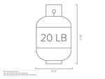 NewAge Outdoor Kitchens Stainless Steel 6-Piece Cabinet Set with Sink, Bar, Grill Cabinet, Performance Grill, Countertop and Fridge-72090-Garage Giant 