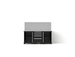 NewAge Garage Cabinets Bold XL Series 4PC Garage Cabinetry Set, 20-24 Gauge Steel, Fully Welded, 72" W x 18" D x 58.5" H-64591-Garage Giant 