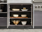 NewAge Outdoor Kitchens Aluminum 7-Piece Cabinet Set with 2 Door, Bar, Corner, Grill Cabinet, Platinum Grill, and Countertops-71006-Garage Giant 