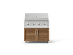 NewAge Outdoor Kitchens Stainless Steel 2-Piece Cabinet set with Grill Cabinet and Performance Grill-72959-Garage Giant 