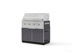 NewAge Outdoor Kitchens Aluminum 2-Piece Cabinet Set with Grill Cabinet and Performance Grill-74802-Garage Giant 