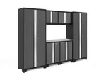 NewAge Garage Cabinets Bold Series 7-Piece Cabinet Set with 30 in. RTA Lockers-73003-Garage Giant 