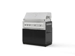 NewAge Outdoor Kitchens Aluminum 2-Piece Cabinet Set with Grill Cabinet and Platinum Grill-72914-Garage Giant 
