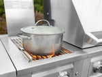 NewAge Outdoor Kitchens Stainless Steel 6-Piece Cabinet Set with Platinum Grill, Dual Side Burner, Bar and Grill Cabinet and Stainless Steel Countertop.-71556-Garage Giant 