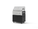 NewAge Outdoor Kitchens Stainless Steel 2-Piece Cabinet set with Casters Grill Cabinet and Platinum Grill-72903-Garage Giant 