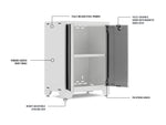 NewAge Garage Cabinets Bold XL Series 4PC Garage Cabinetry Set, 20-24 Gauge Steel, Fully Welded, 72" W x 18" D x 35.75" H-64583-Garage Giant 