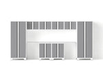 NewAge Garage Cabinets Bold Series 10PC Garage Cabinetry Set, 24-Gauge Steel, Fully Welded, 156" W x 18" D x 76.75" H-56793-Garage Giant 
