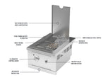 NewAge Outdoor Kitchens Aluminum Performance Side Burner with Cabinet-67195-Garage Giant 