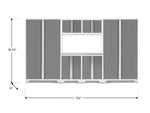 NewAge Garage Cabinets Bold Series 7-Piece Cabinet Set with 42 in. RTA Lockers-73083-Garage Giant 